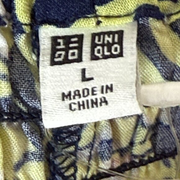 Uniqlo Maxi Dress Floral Blue Cottagecore Medium - Picture 8 of 10